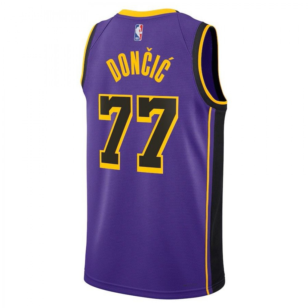 Los Angeles Lakers Unisex Jordan Brand Statement Edition Swingman Jersey - Purple - Luka Dončić-Pro Kit Vault | Brand New 26/27 Sports Jerseys